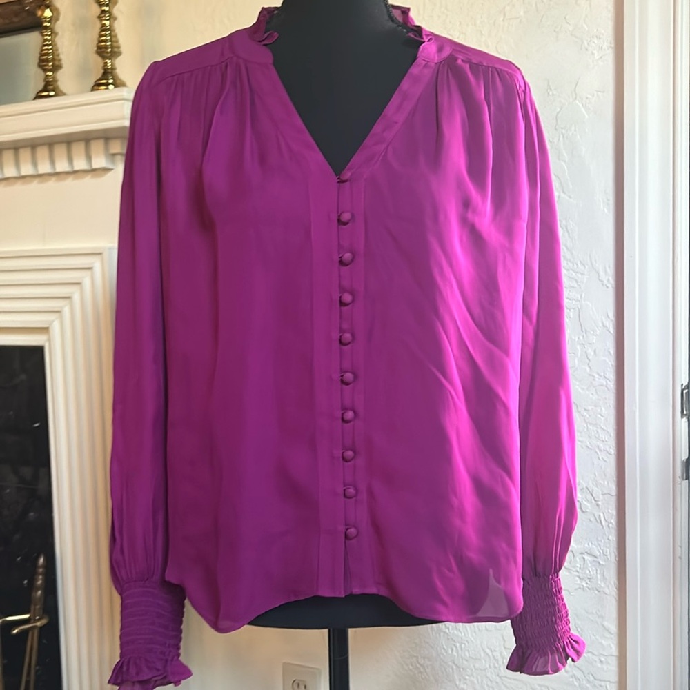 Parker silk blend blouse